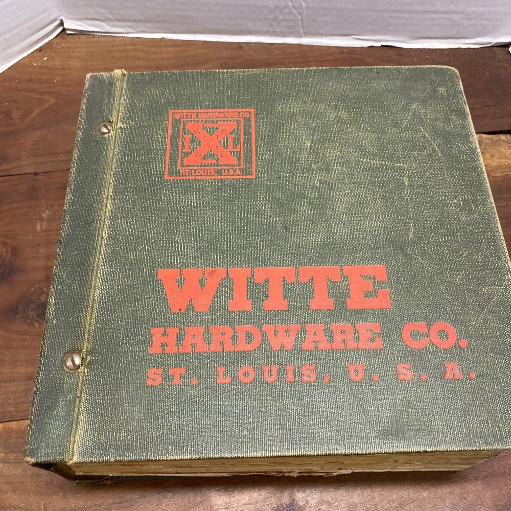 Witte Hardware Co General Catalog No 120 St Louis Vintage Wholesale 1950s